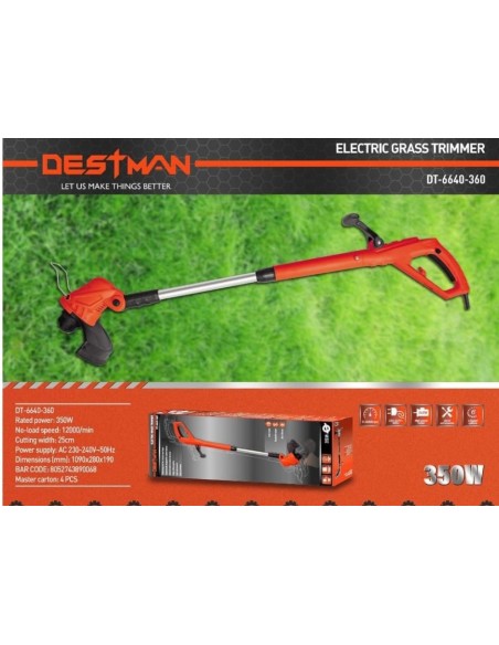 Decespugliatore elettrico 350W destman dt-6640-360