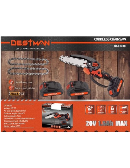 Motosega a batteria 20V dt-8840D