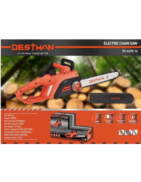 Motosega elettrica 2000W destman dt-6670