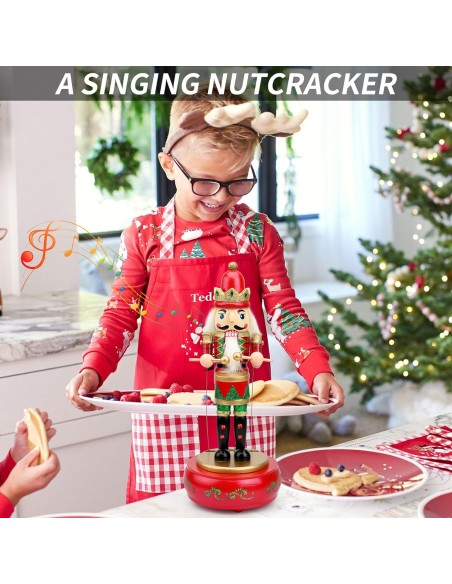 Schiaccianoci di Natale in Legno,Scatola Musicale