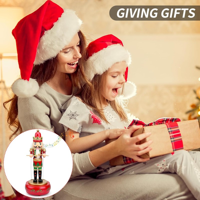 Schiaccianoci di Natale in Legno,Scatola Musicale