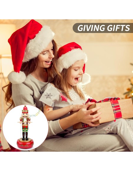 Schiaccianoci di Natale in Legno,Scatola Musicale