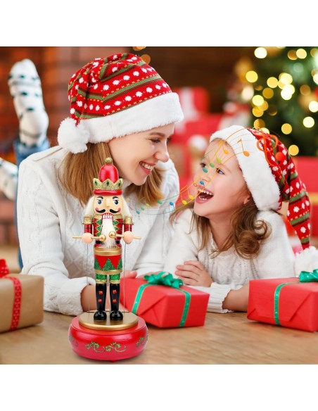 Schiaccianoci di Natale in Legno,Scatola Musicale