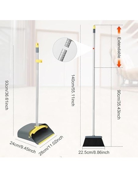 Set Scopa e Paletta, Spazzatrice e Paletta Combinata