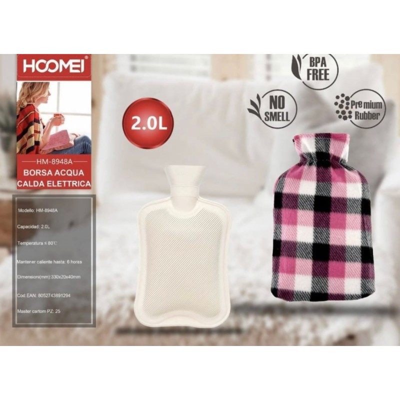 Borsa acqua calda  2l hoomei hm-8948A