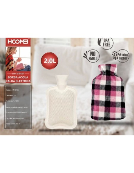 Borsa acqua calda  2l hoomei hm-8948A