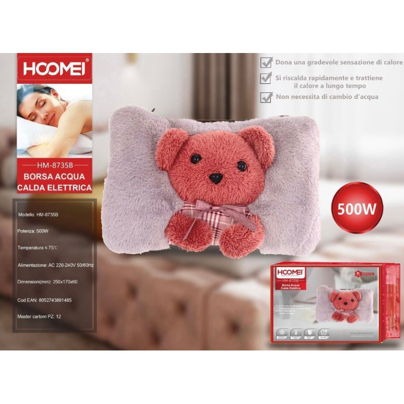 Borsa acqua calda elettrica hoomei hm-8735B
