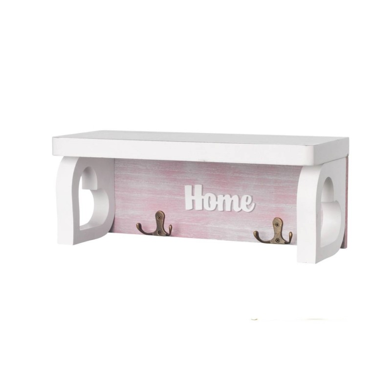 Mensola con appendini legno vari colori