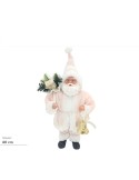 Babbo Natale rosa 40cm