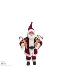 Babbo Natale 60cm con caramelle rosso