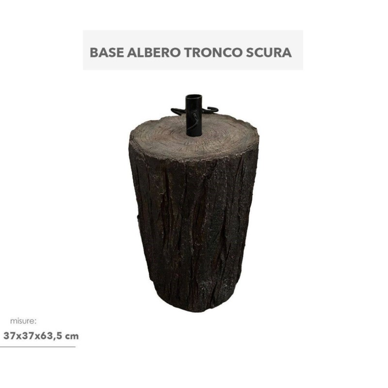 Base albero di Natale tronco 37x37x63,5cm