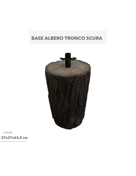 Base albero di Natale tronco 37x37x63,5cm
