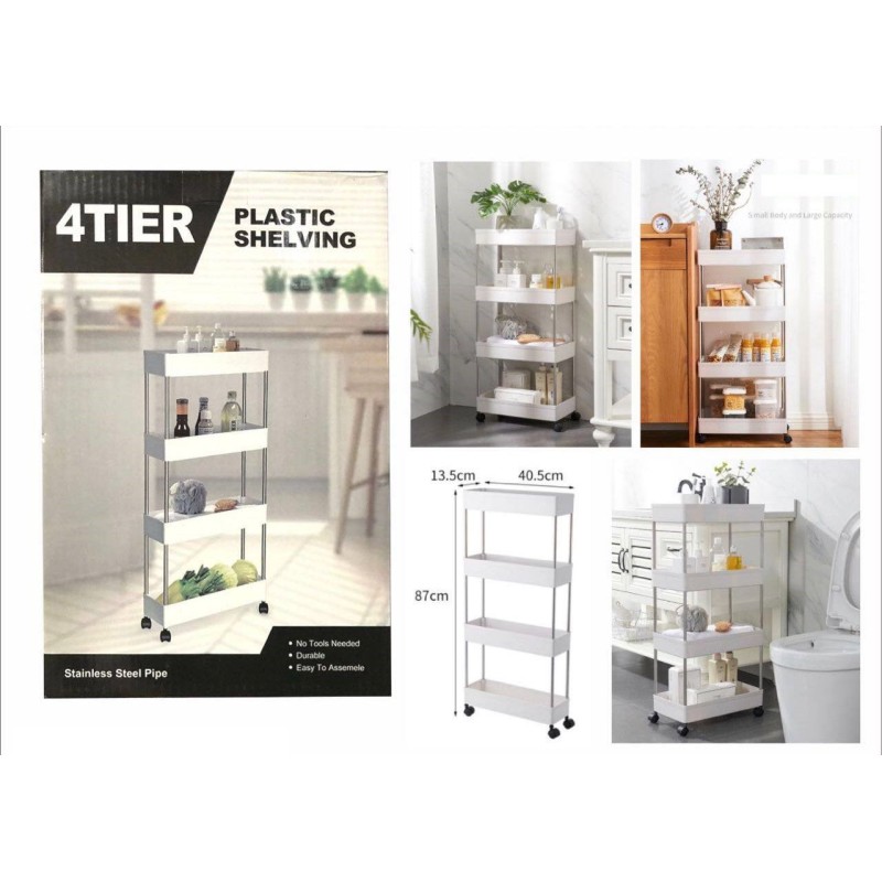 Carrello Carrellino Multiuso Mobile 4 piani