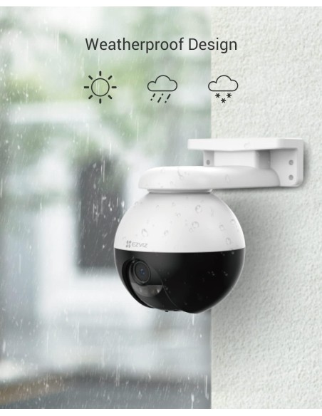 EZVIZ - Telecamera WiFi da Esterno Motorizzata 1080P 360°