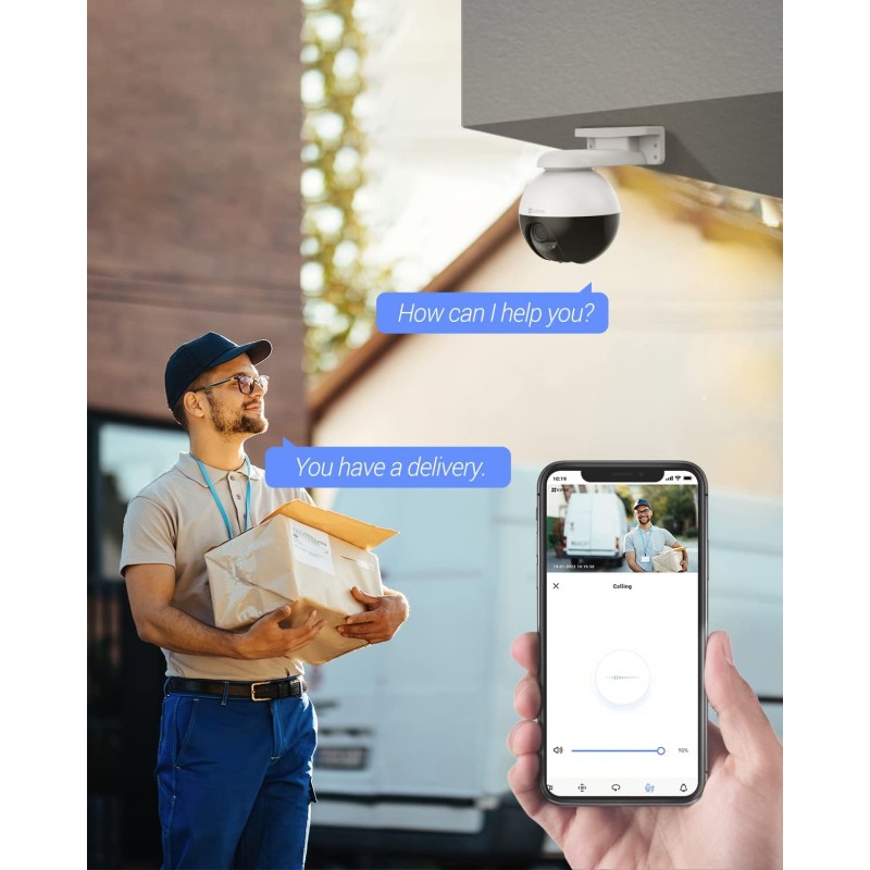 EZVIZ - Telecamera WiFi da Esterno Motorizzata...
