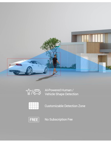 EZVIZ - Telecamera WiFi da Esterno Motorizzata 1080P 360°