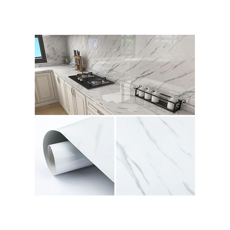 Adesivo per muro effetto marmo