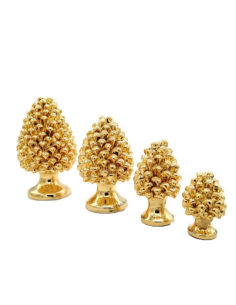 Pigne in ceramica ORO varie misure 2
