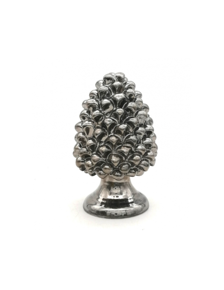Pigne in ceramica Argento varie misure