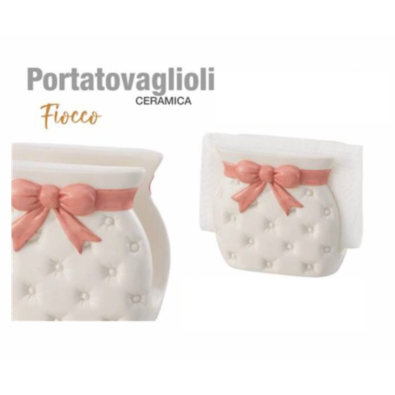 Portatovaglioli in ceramica vari colori