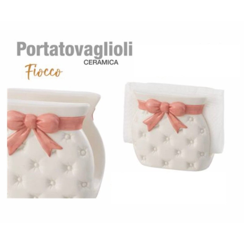 Portatovaglioli in ceramica vari colori