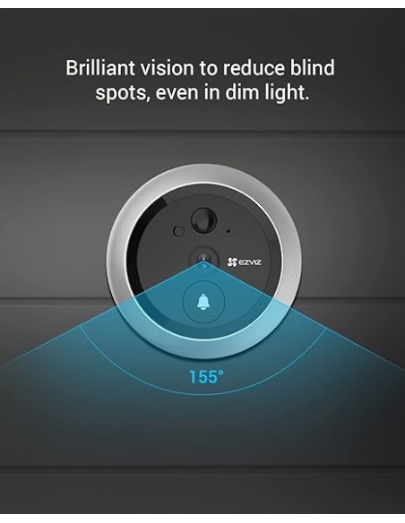 EZVIZ - Spioncino Digitale Senza Fili con Monitor 4.3" 1080P