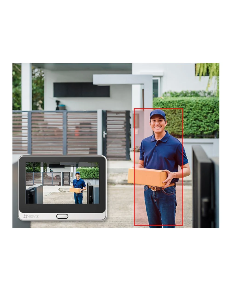 EZVIZ - Spioncino Digitale Senza Fili con Monitor 4.3" 1080P