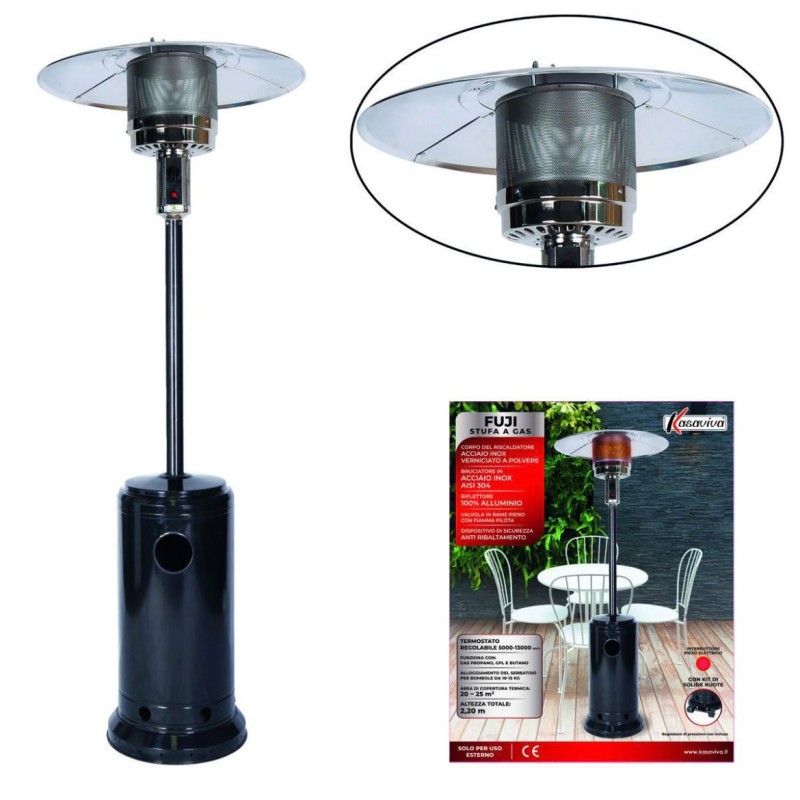 Stufa a gas acciaio inox da esterno