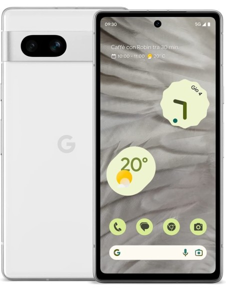 GOOGLE Pixel 7a 5G 8+128GB 6,1" Bianco Ghiaccio snow Nuovo