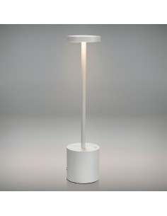 Lampada da tavolo LED ricariabile touch senza fili Bianco 2
