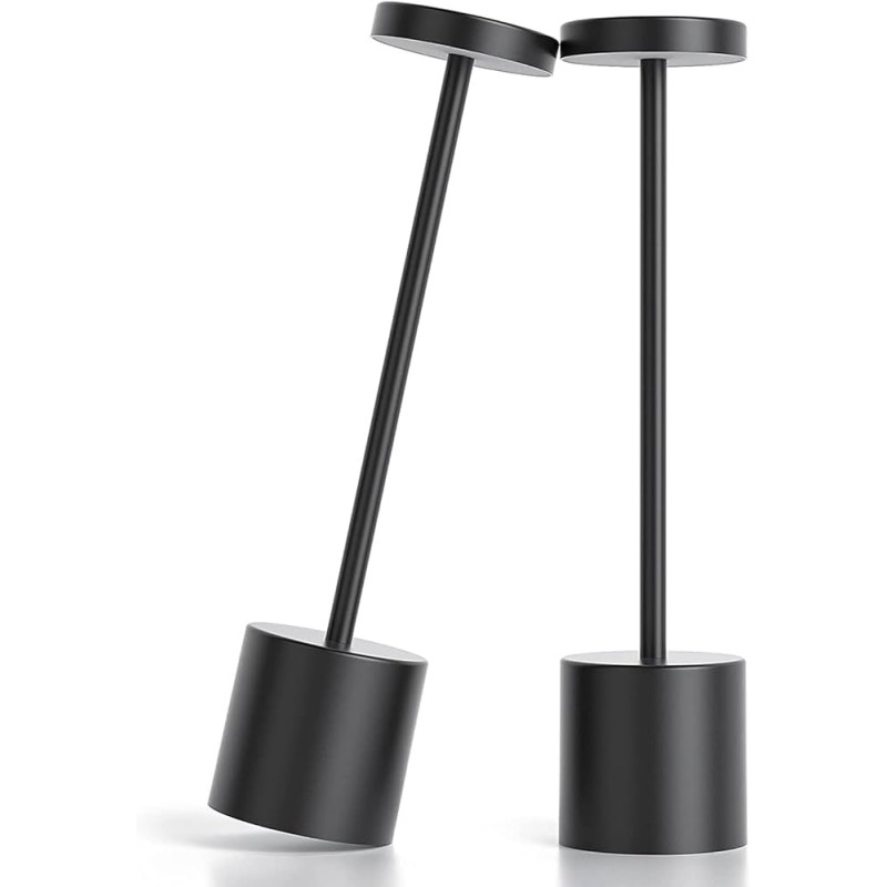 Lampada da tavolo LED ricariabile touch senza...