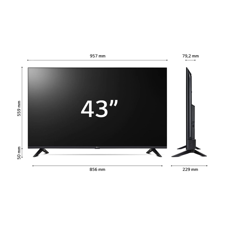 LG TV 43UR78006LA TV LED, 43 pollici, UHD 4K