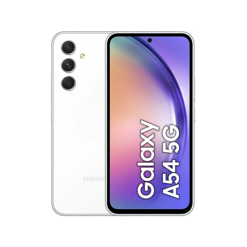 SAMSUNG Galaxy A54 5G, 128 GB WHITE  Nuovo