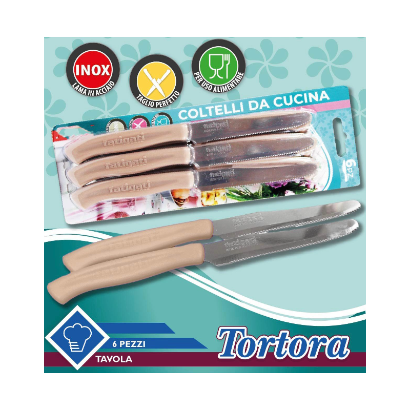 Set Tortora da 24pz Coltelli, cucchiai,...