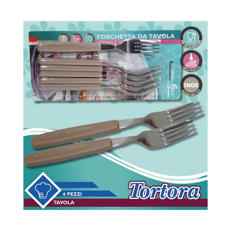 Set Tortora da 24pz Coltelli, cucchiai,...