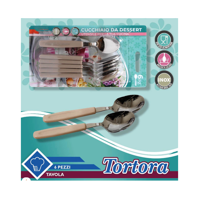 Set Tortora da 24pz Coltelli, cucchiai,...