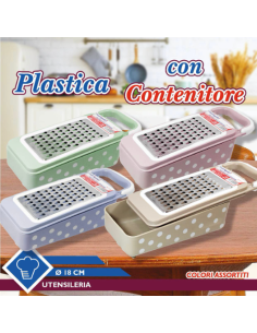 Grattuggia da Cucina con contenitore vari colori 2
