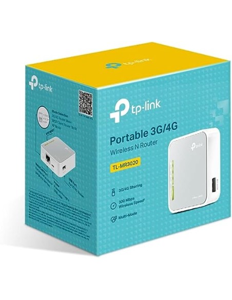 Tp-Link Tl-Mr3020 3G/4G Router Wi-Fi Portatile