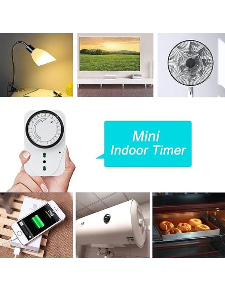 Timer presa elettrica,Programmatore Timer meccanico giornaliero