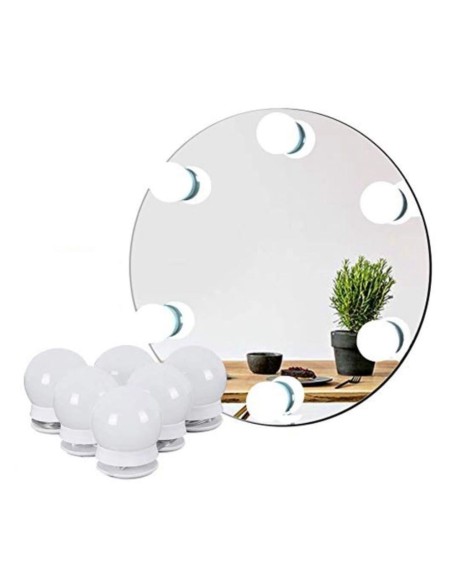 6 Lampadine led luci da specchio makeup