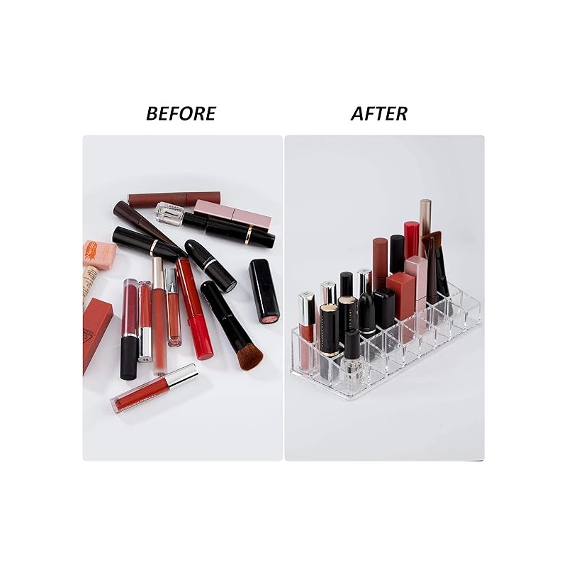 Porta Rossetti Acrilico Organizer per Rossetto...