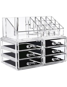 Espositore Organizer Porta Trucco 6 cassetti 2