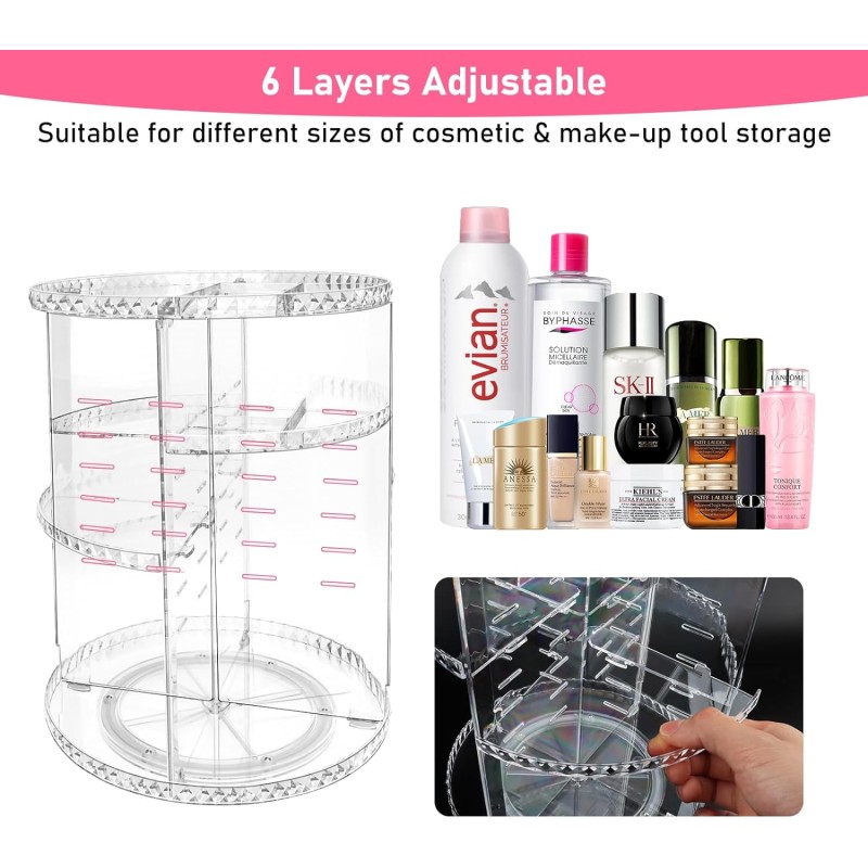 Organizzatore per Trucco Rotante a 360°