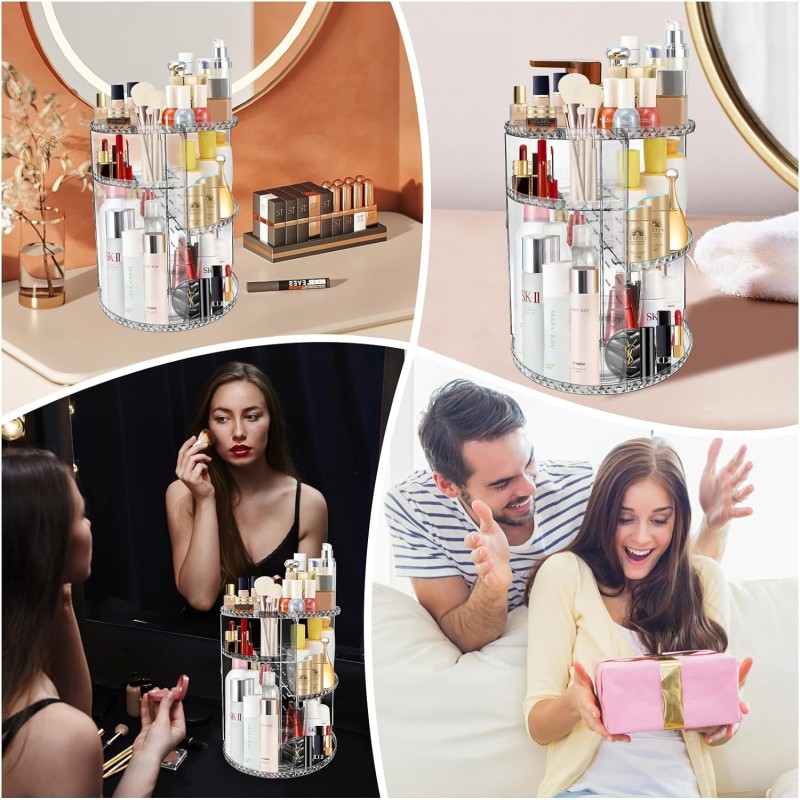 Organizzatore per Trucco Rotante a 360°