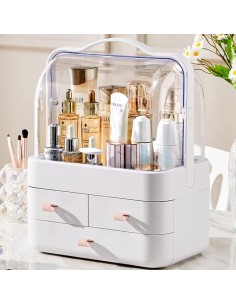 Organizer trucchi 3 cassetti con maniglie 2