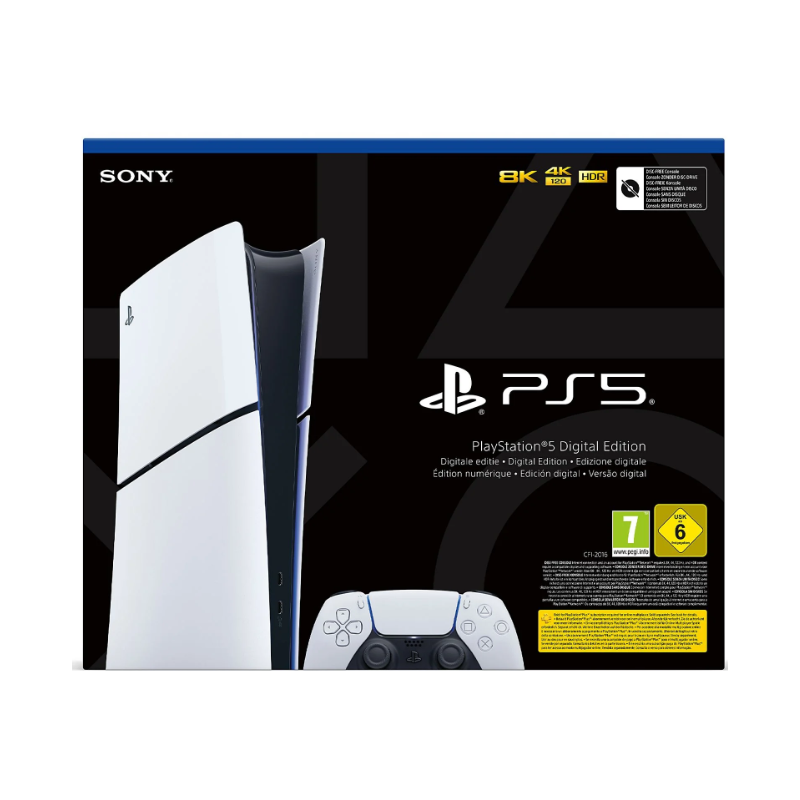 SONY PS5 Digital SLIM 1TB  WHITE