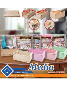 Cassettiera media pieghevole vari colori