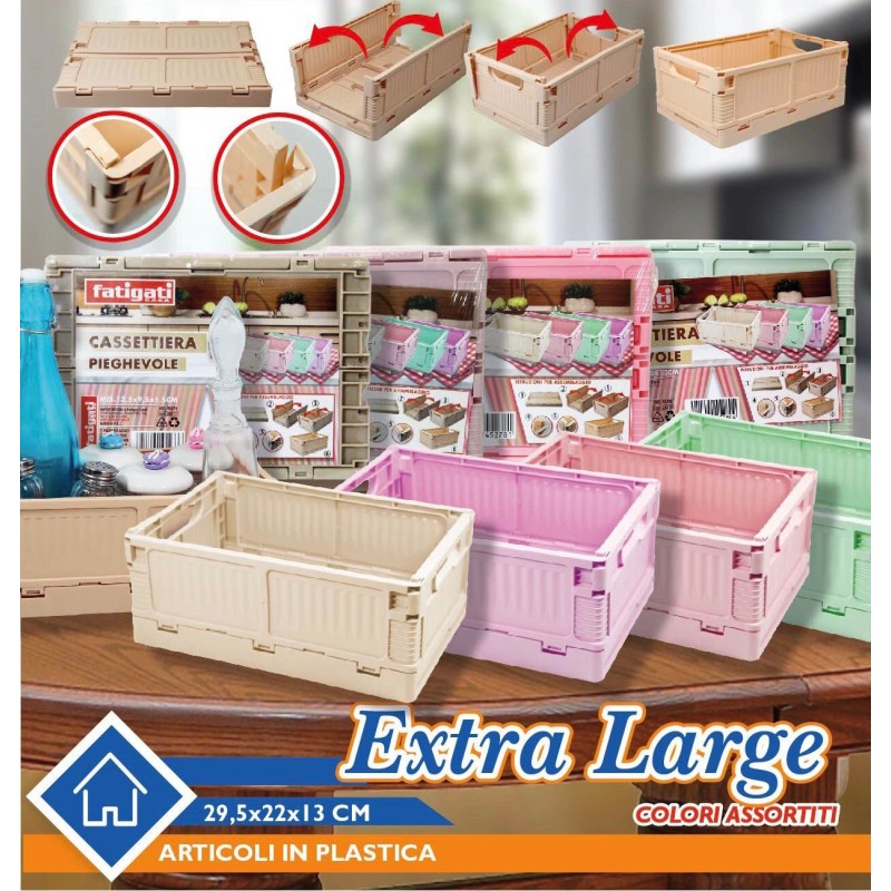Cassettiera Extra Grande pieghevole vari colori