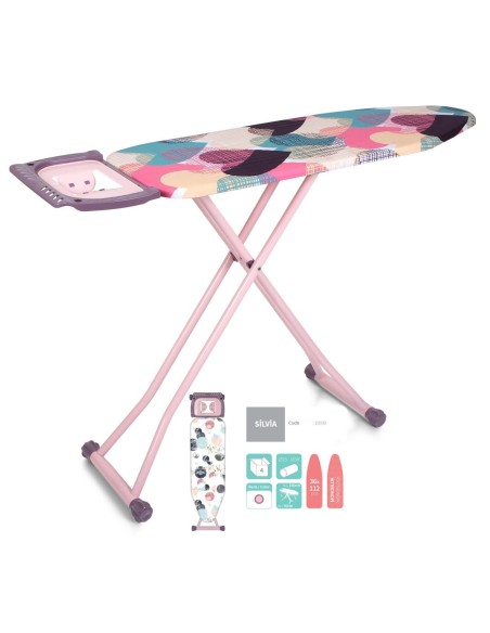 Asse da stiro lilla e Rosa