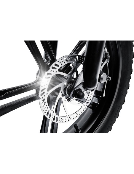 E-bike Bici Pieghevole 250 watt Bianco Iceberg-X5